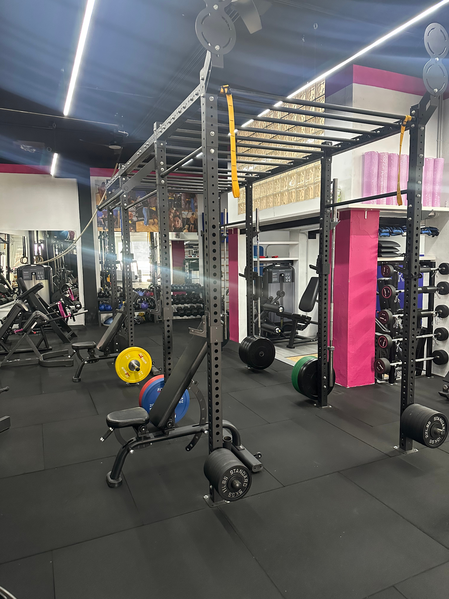 Interior del gimnasio - Área funcional